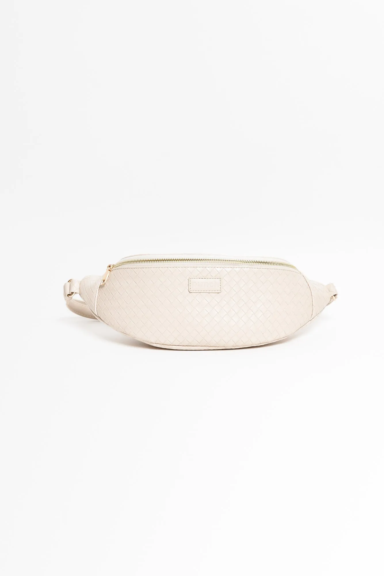 Nomad Cream Woven Sling Bag sold by Blue Bungalow
