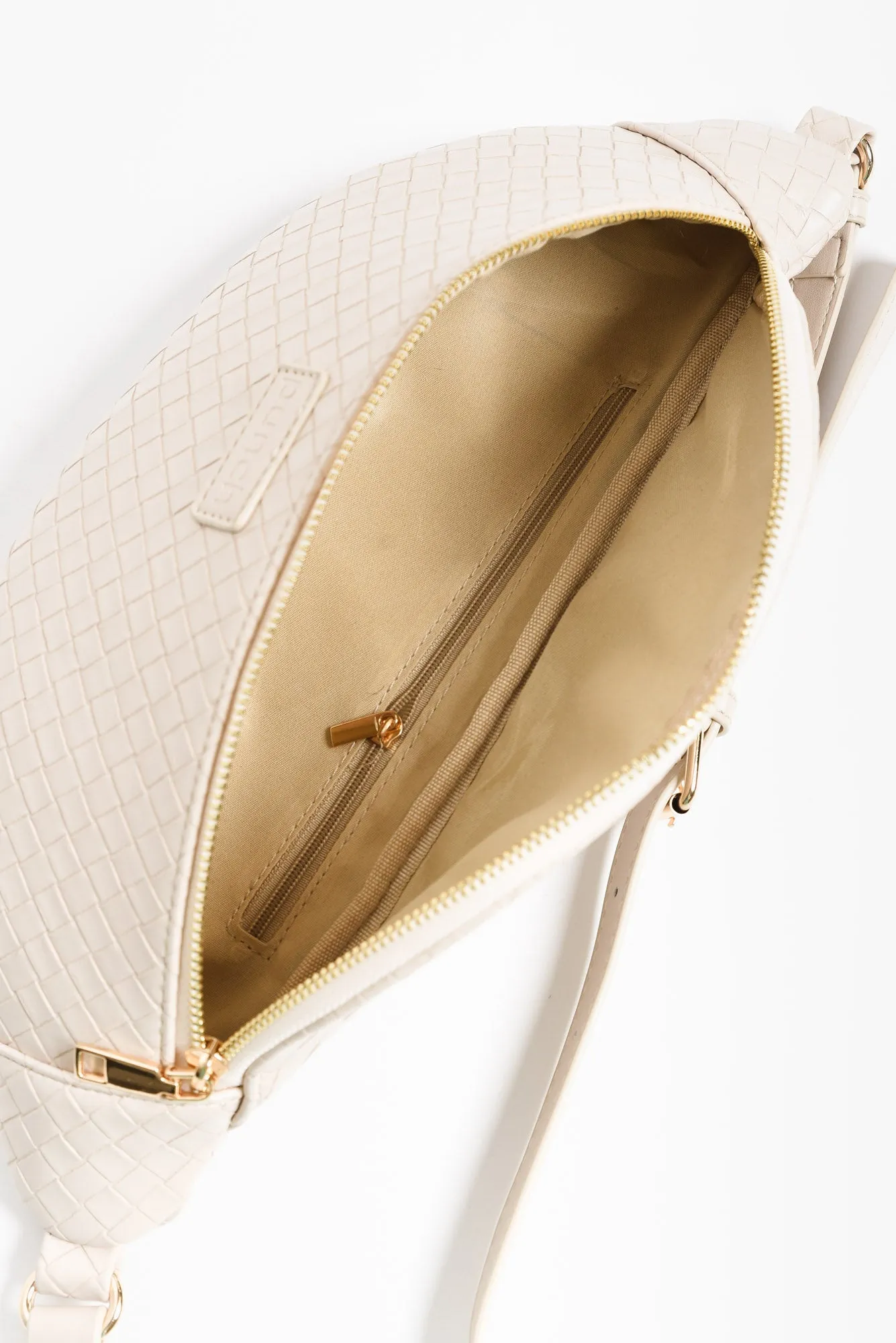 Nomad Cream Woven Sling Bag sold by Blue Bungalow product image thumbnail 3