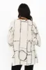 Dina Beige Geo Linen Cotton Top sold by Blue Bungalow
