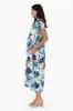 Suzette Blue Floral Midi Dress sold by Blue Bungalow