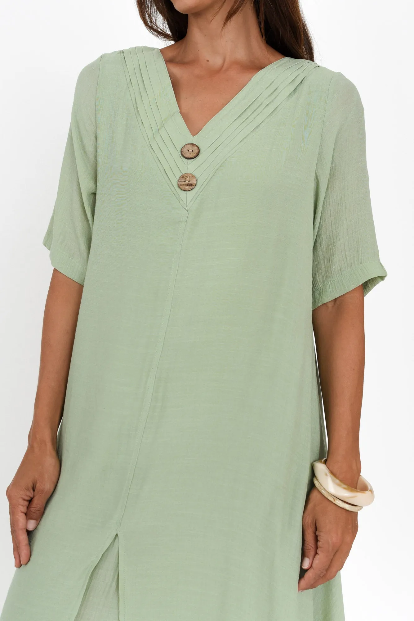 Nala Sage Layers Dress sold by Blue Bungalow product image thumbnail 5