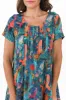 Hanoi Blue Sea Cotton Blend Dress sold by Blue Bungalow