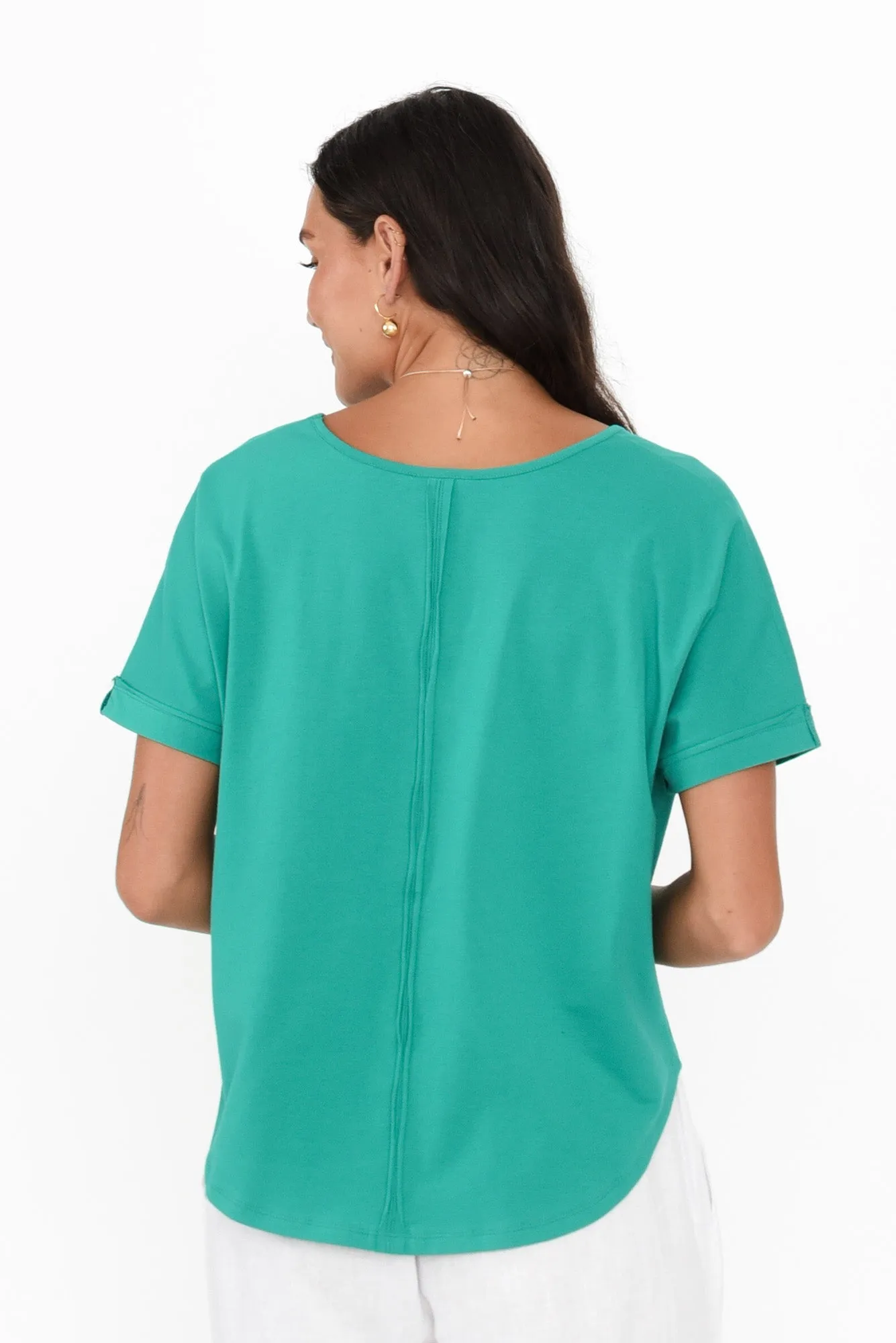 Toronto Green Cotton Tee sold by Blue Bungalow product image thumbnail 4