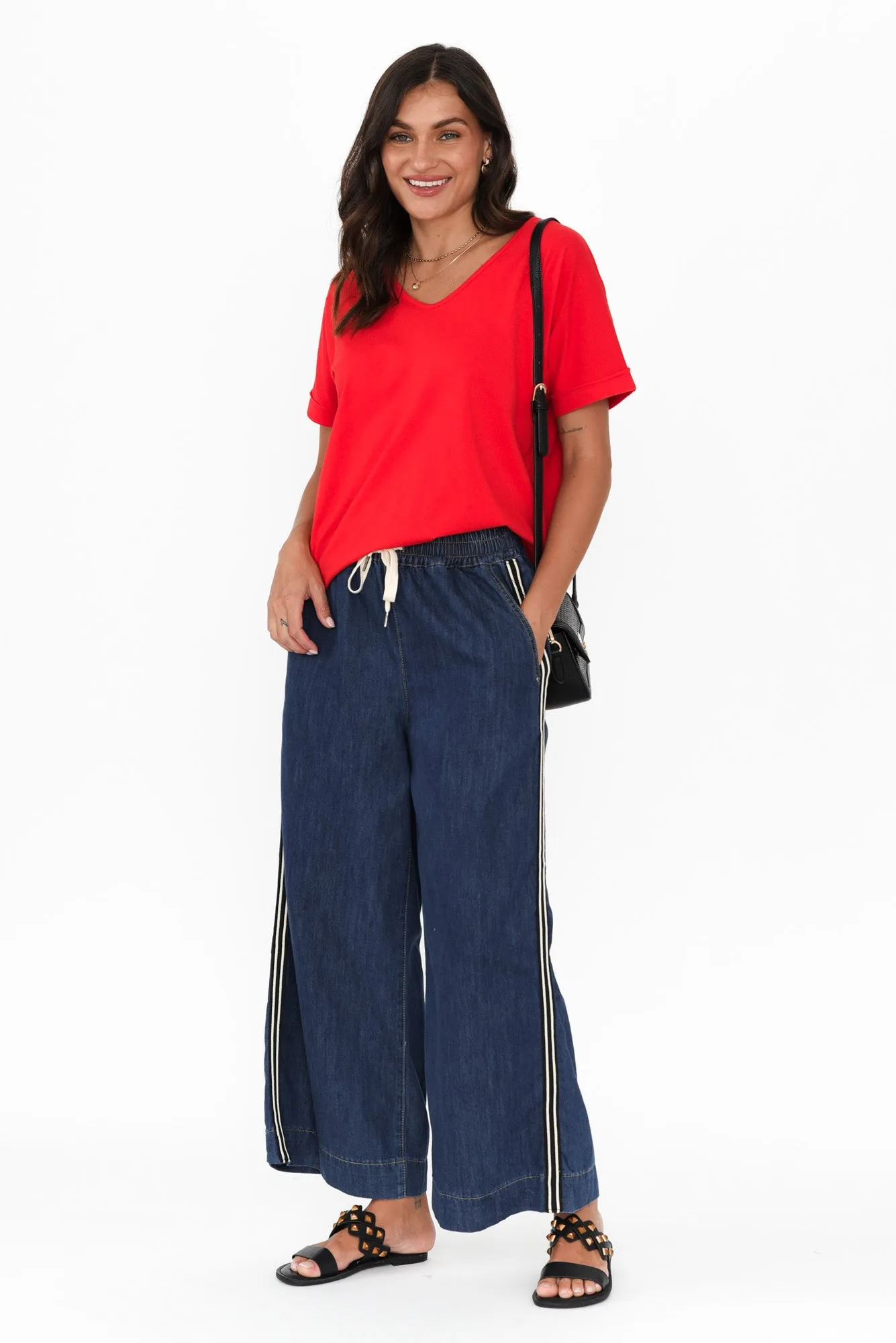 Toronto Red Cotton Tee sold by Blue Bungalow product image thumbnail 2