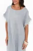 Galene Blue Linen Dress sold by Blue Bungalow