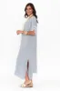 Galene Blue Linen Dress sold by Blue Bungalow