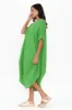 Brady Green Linen Pocket Dress sold by Blue Bungalow
