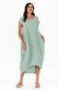 Verity Sage Linen Dress sold by Blue Bungalow