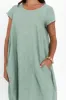 Verity Sage Linen Dress sold by Blue Bungalow