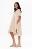 Oraya Natural Linen Kaftan sold by Blue Bungalow