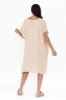Oraya Natural Linen Kaftan sold by Blue Bungalow