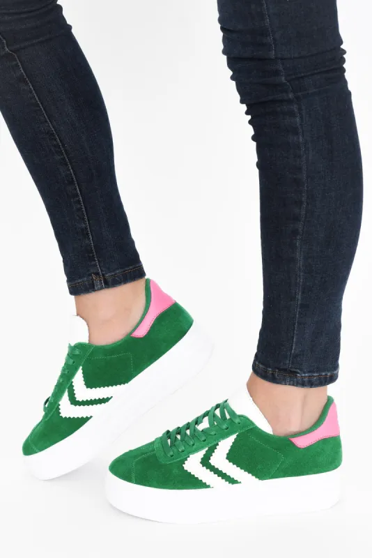 Iggy Green Suede Sneaker sold by Blue Bungalow