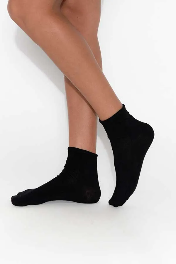 Kai Black Bamboo Two Pack Boot Socks sold by Blue Bungalow