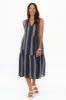 Lizzy Navy Stripe Tier Dress sold by Blue Bungalow