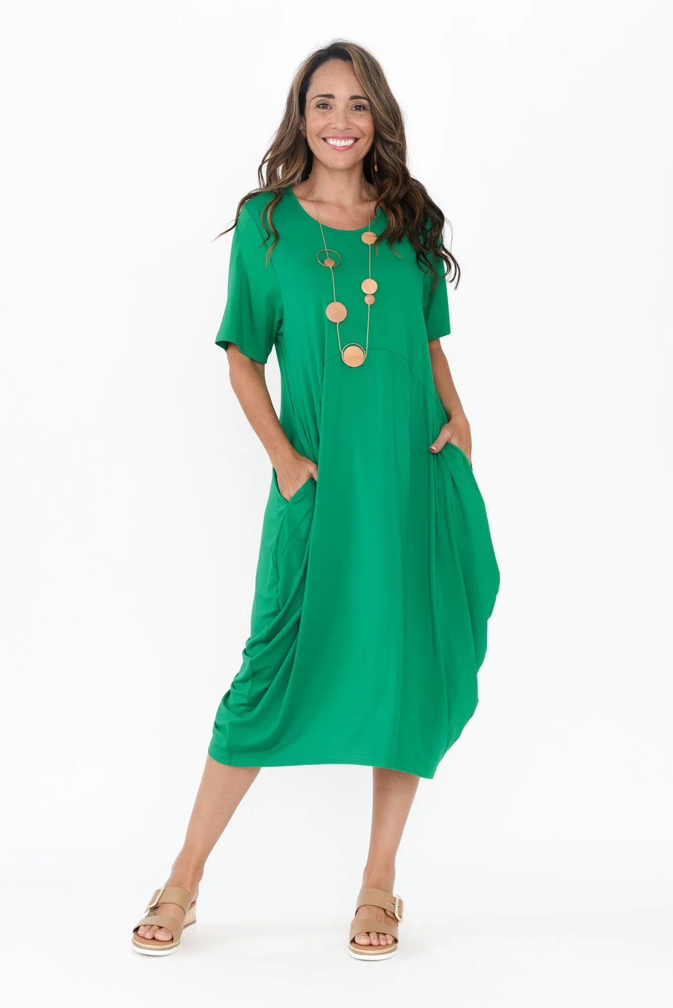 Samiya Green Bamboo Dress sold by Blue Bungalow product image thumbnail 2