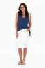Finley Cobalt Cotton Knit Tank sold by Blue Bungalow