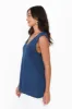 Finley Cobalt Cotton Knit Tank sold by Blue Bungalow