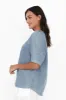 Brea Light Wash Denim Top sold by Blue Bungalow