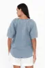 Brea Light Wash Denim Top sold by Blue Bungalow