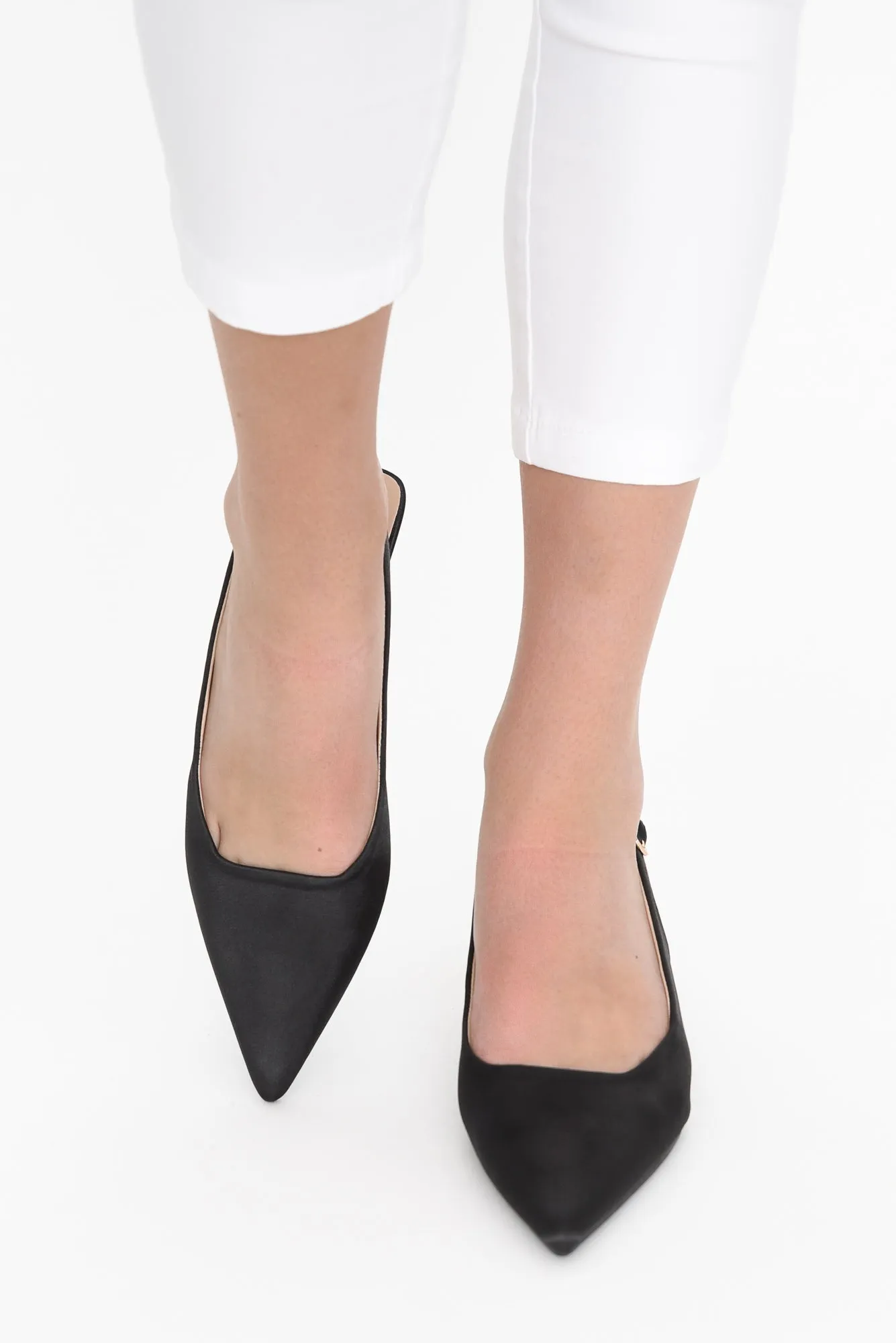 Wizz Black Slingback Heel sold by Blue Bungalow product image thumbnail 3