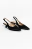Wizz Black Slingback Heel sold by Blue Bungalow