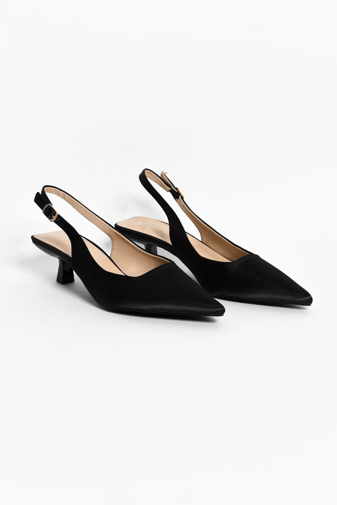 Wizz Black Slingback Heel sold by Blue Bungalow product image thumbnail 2