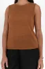 Evans Brown Knit Tank sold by Blue Bungalow