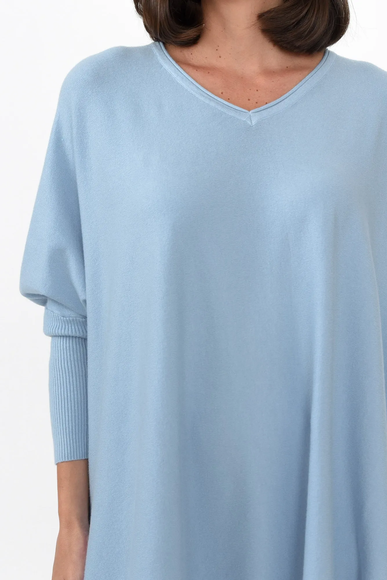 Nastia Blue Wool Blend Jumper sold by Blue Bungalow product image thumbnail 5