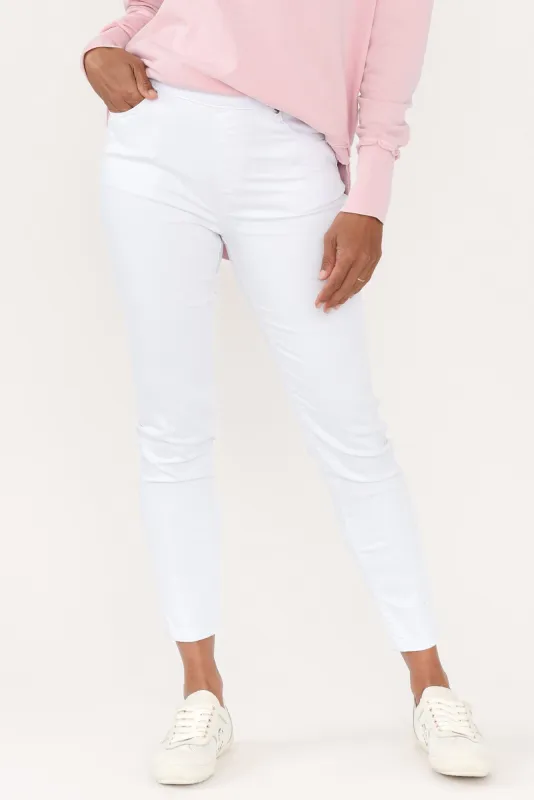 Zadie White Stretch Jeans sold by Blue Bungalow