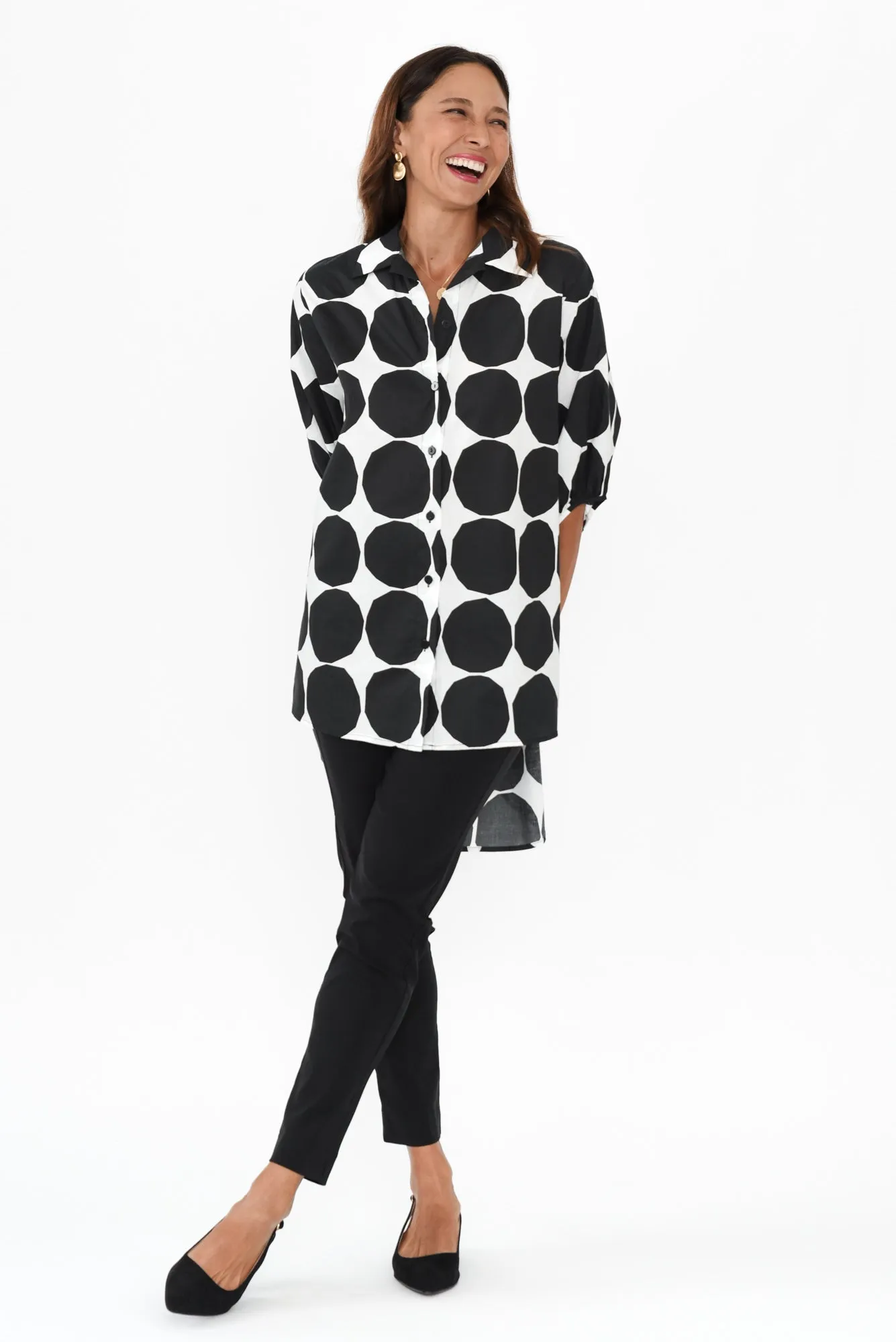 Harbour Black Stretch Pants sold by Blue Bungalow product image thumbnail 2