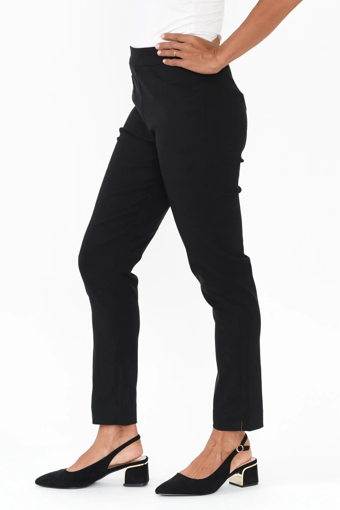 Harbour Black Stretch Pants sold by Blue Bungalow product image thumbnail 4