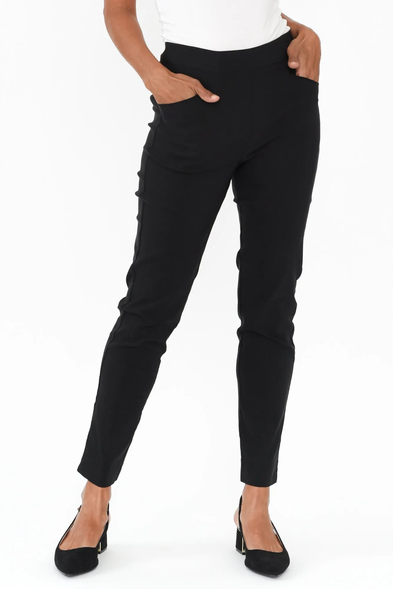 Harbour Black Stretch Pants sold by Blue Bungalow