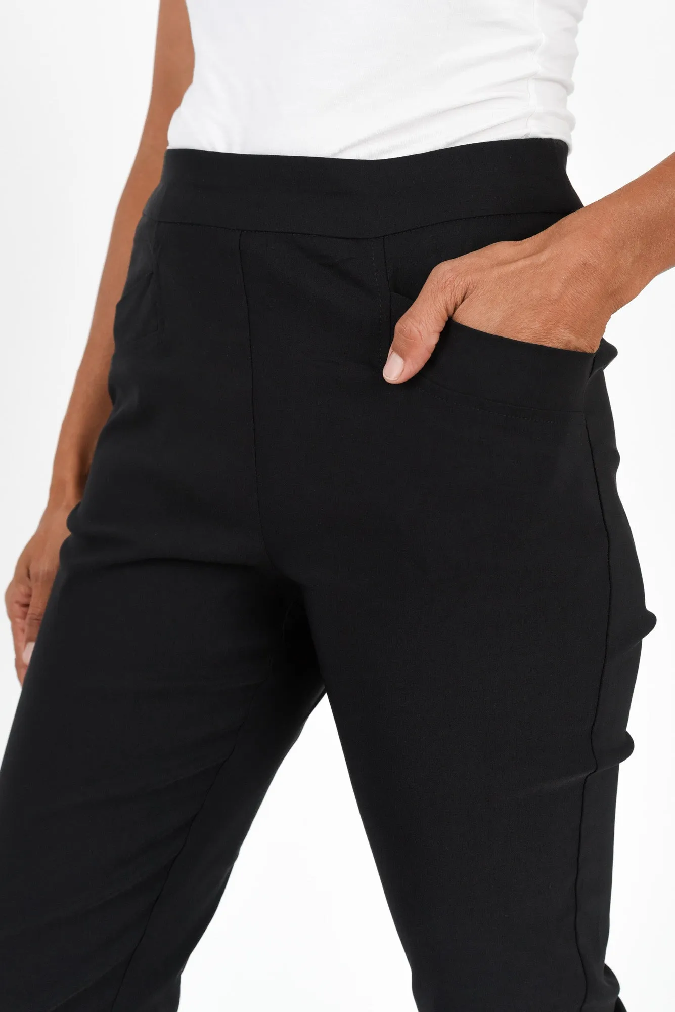 Harbour Black Stretch Pants sold by Blue Bungalow product image thumbnail 3