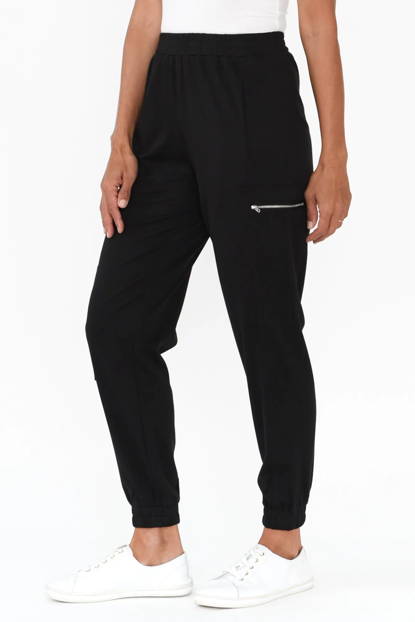 Tracey Black Zip Pocket Jogger sold by Blue Bungalow product image thumbnail 4