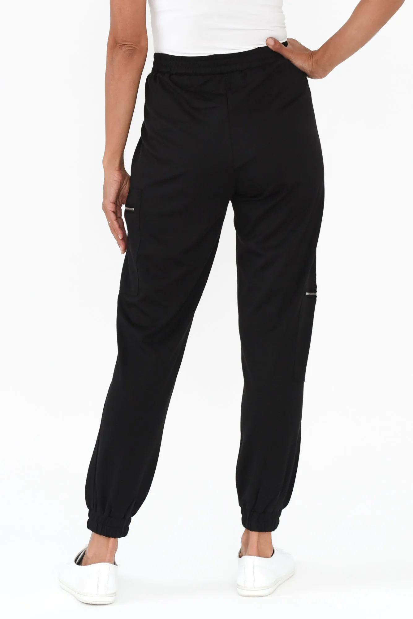 Tracey Black Zip Pocket Jogger sold by Blue Bungalow product image thumbnail 5