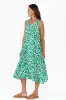 Rina Green Dash Cotton Pocket Dress sold by Blue Bungalow