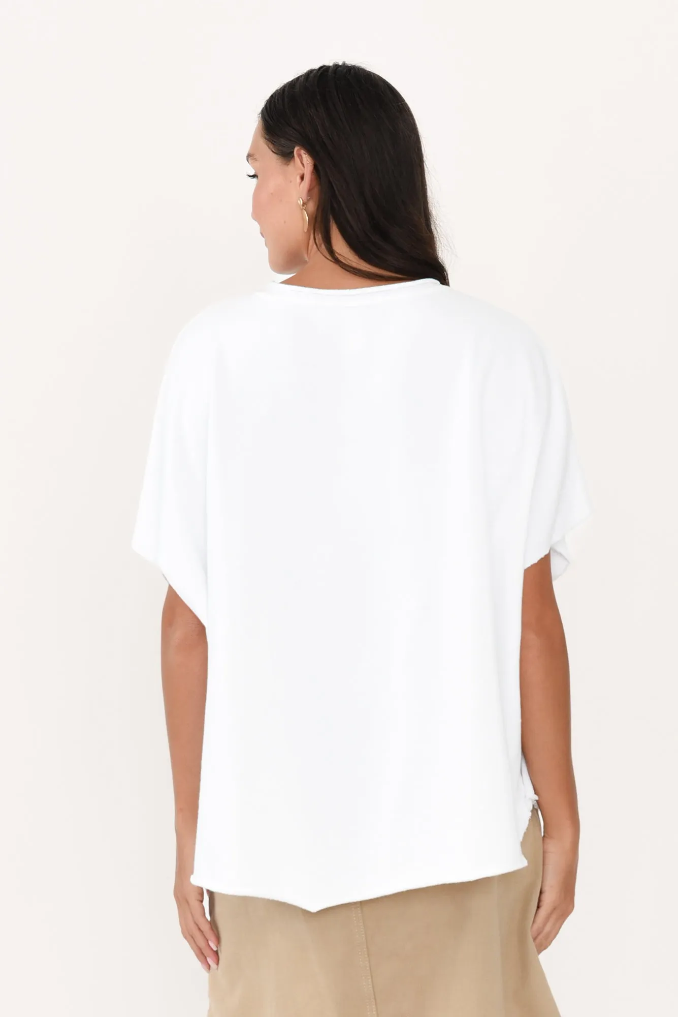 Gab White Cotton Top sold by Blue Bungalow product image thumbnail 4