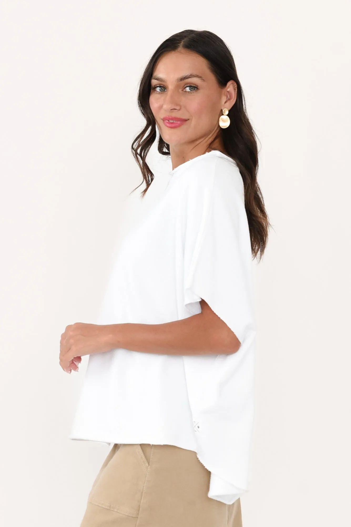 Gab White Cotton Top sold by Blue Bungalow product image thumbnail 3