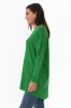 Piper Green V Neck Knit Jumper sold by Blue Bungalow