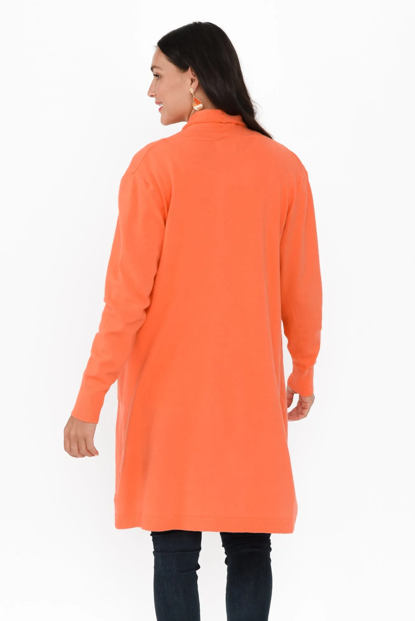 Kindred Orange Pocket Cardigan sold by Blue Bungalow product image thumbnail 4