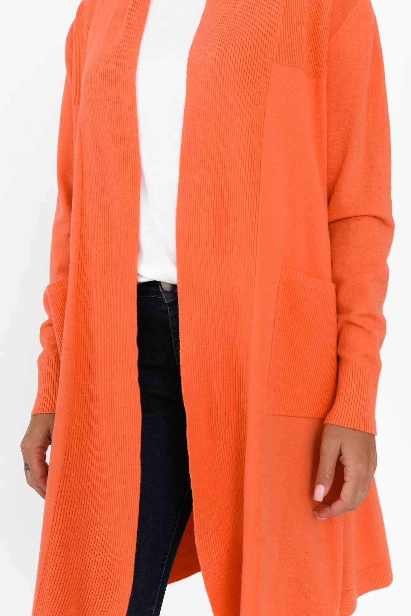 Kindred Orange Pocket Cardigan sold by Blue Bungalow product image thumbnail 5
