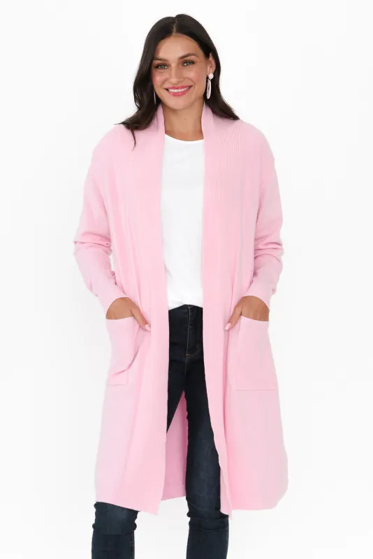 Kindred Pink Pocket Cardigan sold by Blue Bungalow