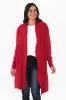 Kindred Red Pocket Cardigan sold by Blue Bungalow