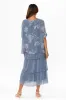 Rosetta Blue Floral Silk Layer Dress sold by Blue Bungalow