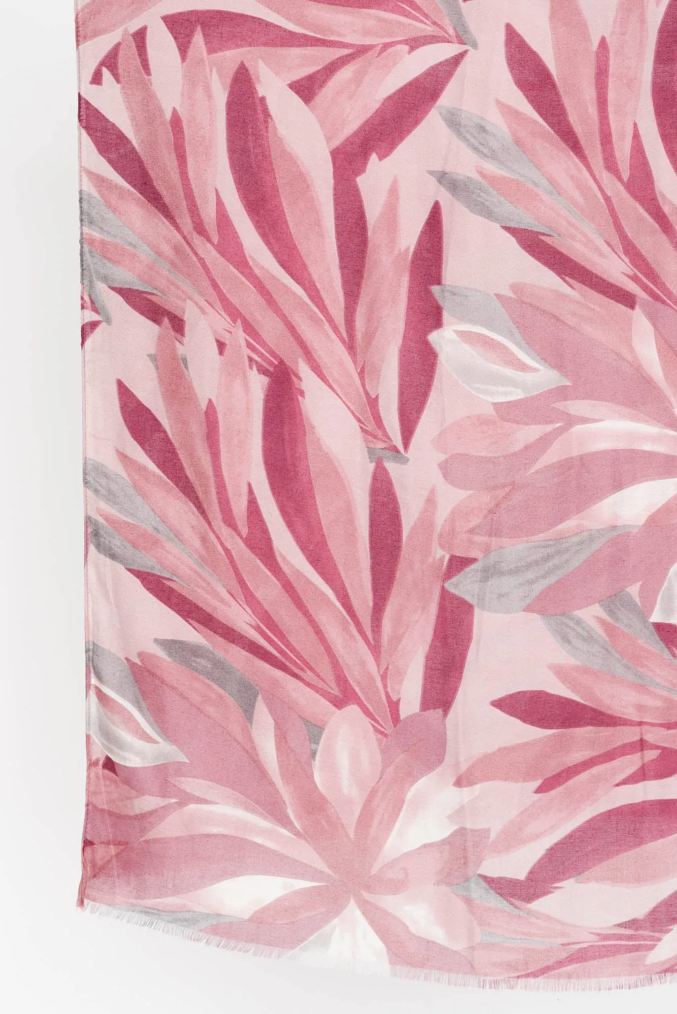 Burdekin Pink Leaf Scarf sold by Blue Bungalow product image thumbnail 2