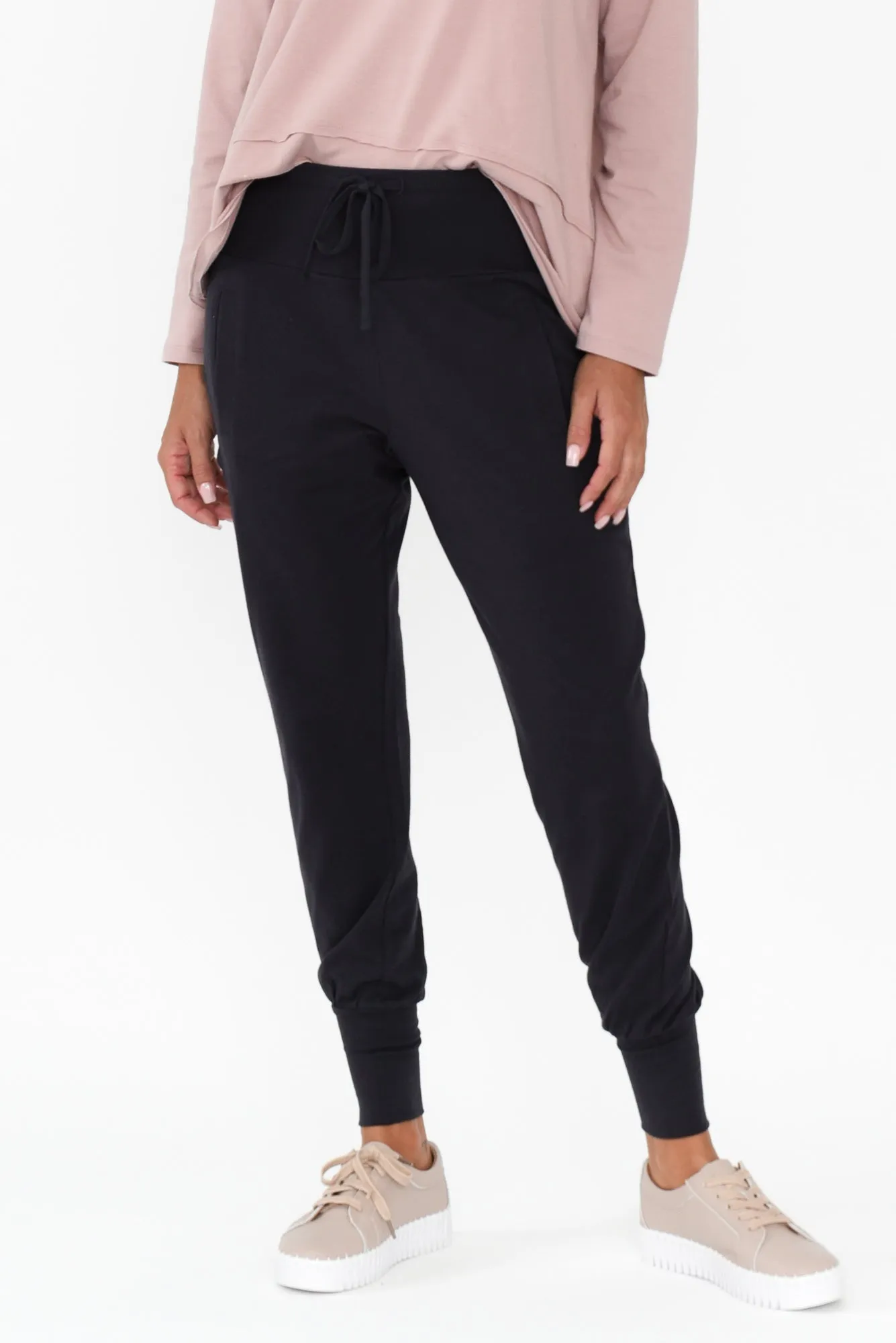 Poppy Navy Cotton Sweatpants sold by Blue Bungalow