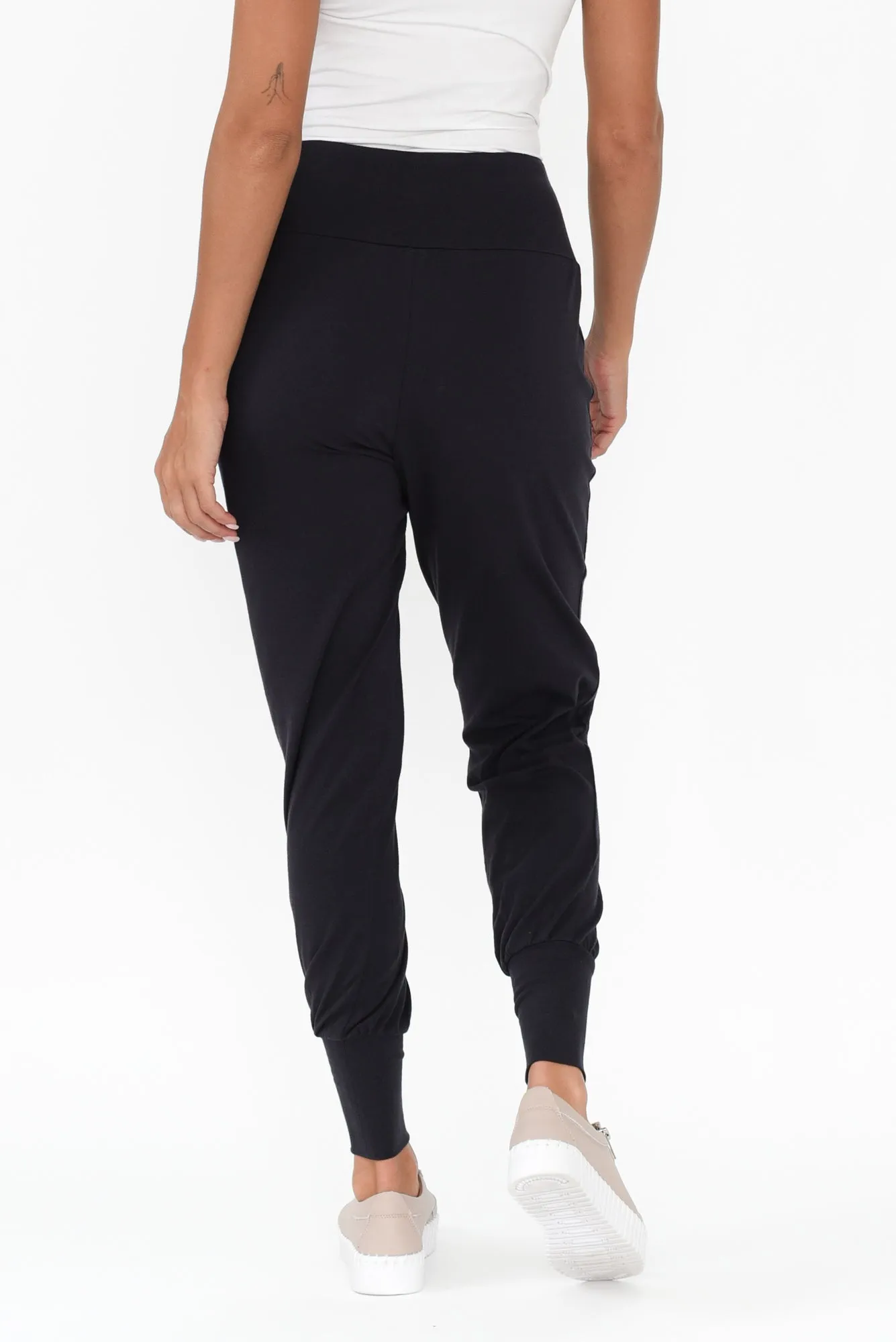 Poppy Navy Cotton Sweatpants sold by Blue Bungalow product image thumbnail 5