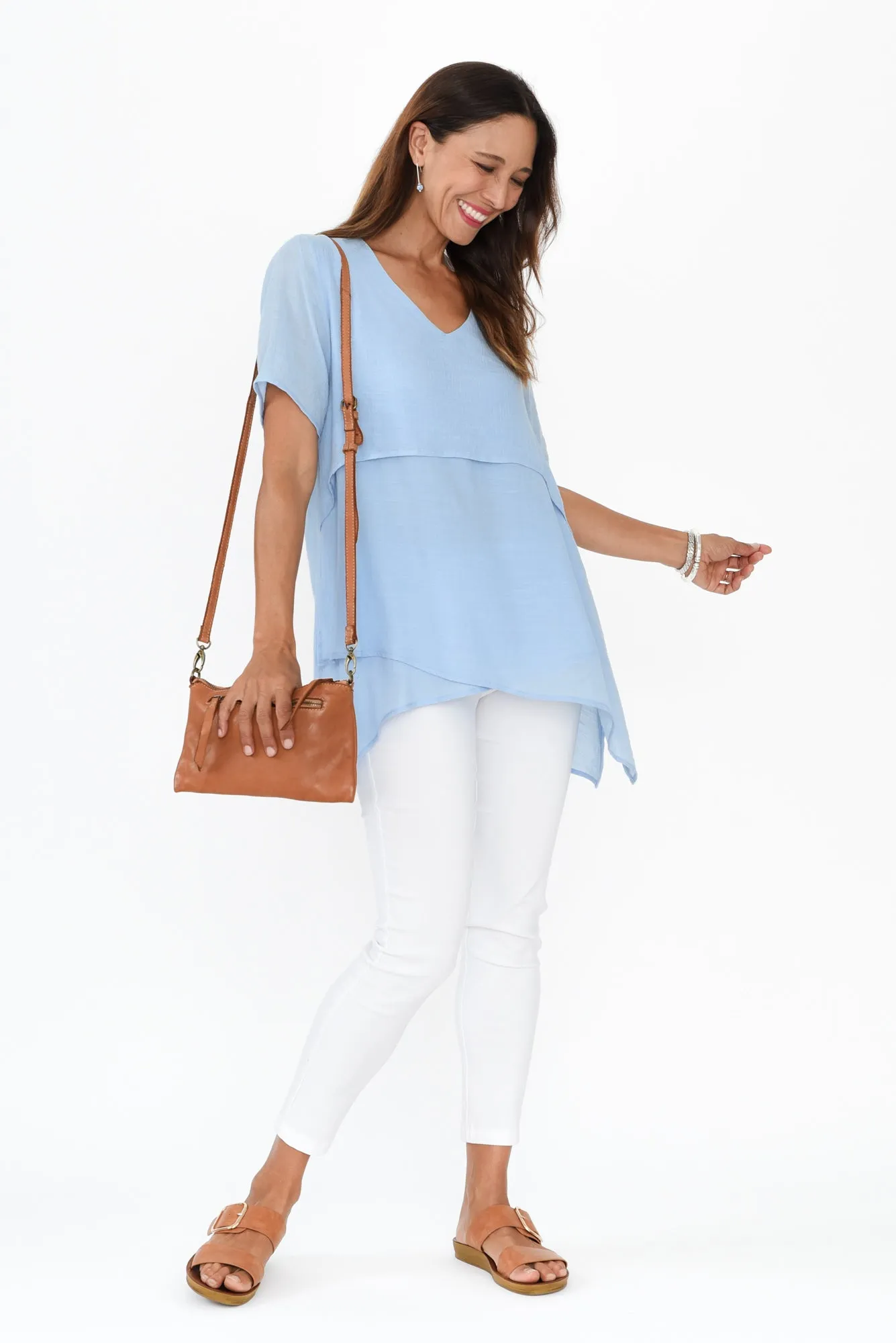 Alvina Sky Layered Tunic Top sold by Blue Bungalow product image thumbnail 2