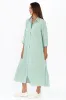 Pippa Green Stripe Cotton Shirt Dress sold by Blue Bungalow