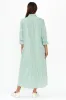 Pippa Green Stripe Cotton Shirt Dress sold by Blue Bungalow